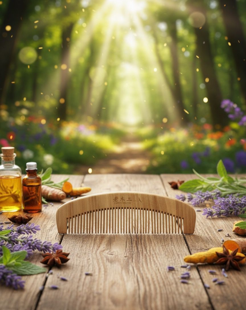Wooden comb